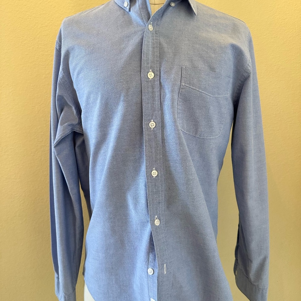 Men’s J. Crew Blue Casual Button Down Oxford Shirt